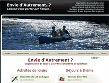 Tablet Screenshot of envie-dautrement.com